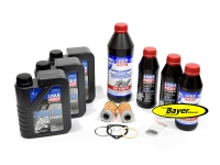 Service package oil change, BMW R2V Monolever models and Paralvewr models without oil cooler