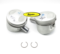 Kit piston (L=81,97mm) 650cc (2 pièces) R65 avec cylindre Nikasil jusqu&#39;en 1984