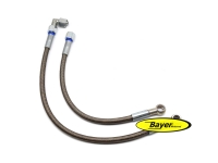 Oil hoses, with Stainless steel hoses (set)