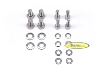 Screw kit, stainless steel  - silencer, BMW R2V Boxer models