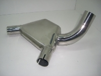 Muffler G/S + ST, Stainless