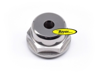 Cap nut for upper fork brace , stainless, with hole