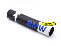 Slagbeskyttelse for styret på tværs af rør, sort-hvid-blå, BMW R2V R4V K modeller