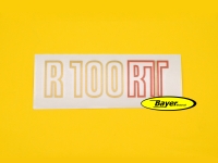 Sticker voor batterijdeksel R100RT rood / goud