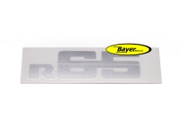 Emblem for battery cover R65-silver