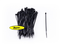 Cable ties 100mm, black, 2,5mm wide