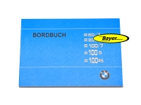 Bordbuch / Bedienungsanleitung, BMW R60/7, R80/7, R100/7, R100S, R100RS bis 09/78