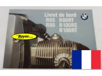 Registro / istruzioni per l&#39;uso (in francese) BMW R65 R80 R80RT R100RS R100RT