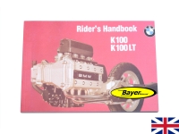 Owners manual, (printed in english language) BMW K100 K100LT