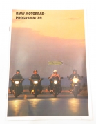 Original BMW brochure - Motorcycle program 89