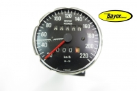 Original BMW speedometer, W711, hvide cifre, overhaler BMW R2V boxer modeller