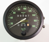 Original BMW Speedometer, W978, overhauled, BMW R45 with 27 PS