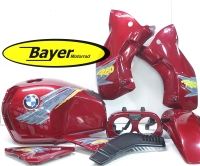 Set vernici originale BMW rosso mistico 689, BMW R80GS R100GS dal 91