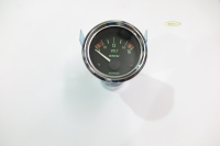 Originele BMW voltmeter, groene cijfers, verchroomde flensring, gereviseerd, BMW R2V boxermodellen