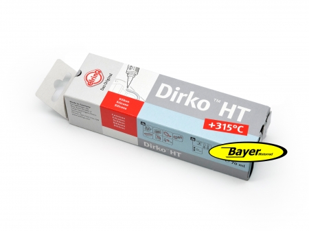 Dichtungsmasse Dirko Silikon grau 70 ml