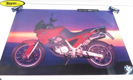 Original BMW Poster-F650-ca. 83x59