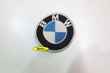 BMW-tunnus - logo - ompelemiseen - halkaisija 70 mm - kirjailtu