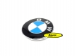 BMW-emblem 70 mm, med kromkant och 2 styrstift