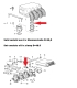 Ear clamp/hose clamp (set) for fastening throttle valve, BMW K4V models