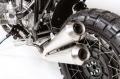 Gunball dual muffler Stainless Steel, BMW Paralever models brushed