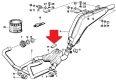 Protectors for the silencer, BMW R2V Paralever models