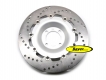 Brake disc right BMW K75/100 without ABS