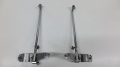 Soporte original BMW izquierdo y derecho para parabrisas, cromado, usado, BMW R80R R100R