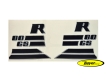 Set adesivi R80GS neri