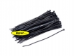 Cable ties 200mm, black 3,6mm wide