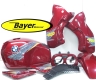 Originalt BMW laksæt mystic red 689, BMW R80GS R100GS fra 91